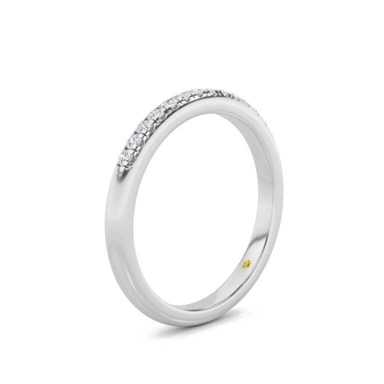 BonBon Lab Grown Quarter Coverage Pavé Diamond Band