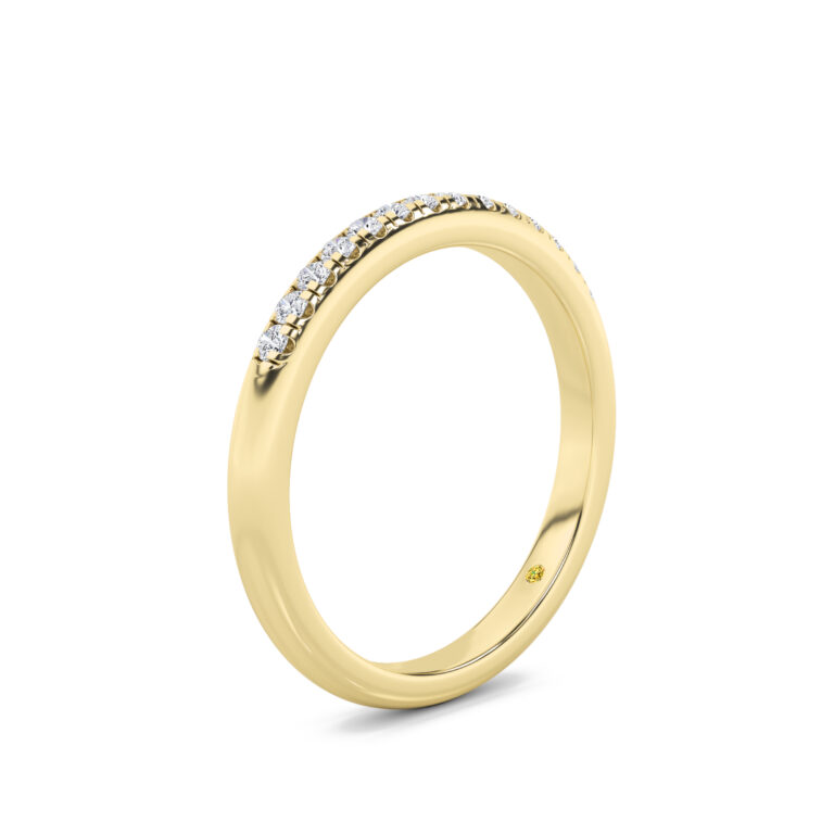 BonBon Lab Grown Quarter Coverage Pavé Diamond Band