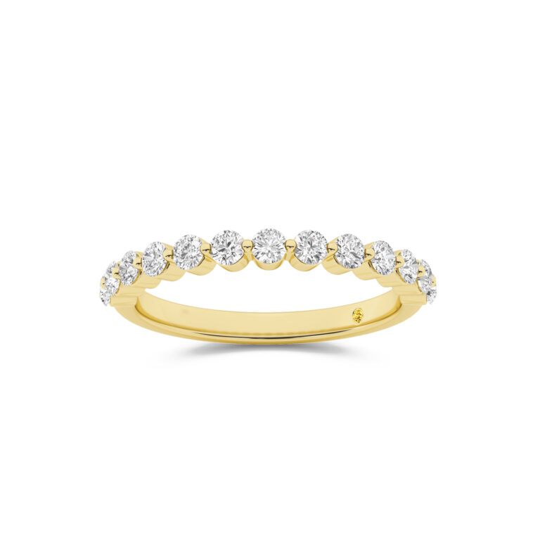 Anastasia Shared Prong Lab Diamond Band