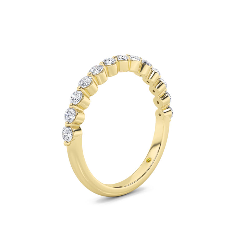 Anastasia Shared Prong Lab Diamond Band