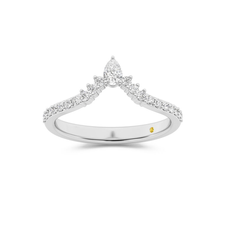 AnnaMaria Lab Grown Contour Diamond Band