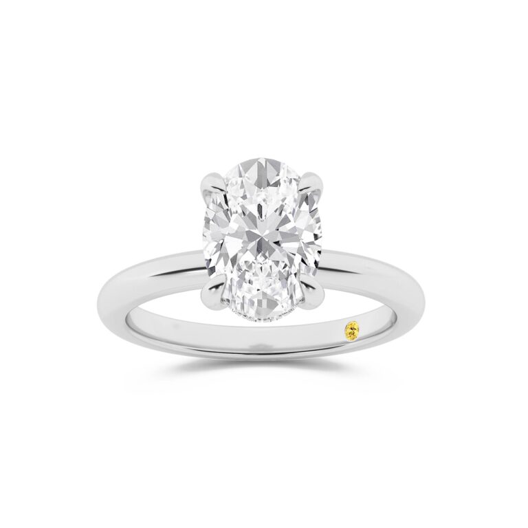 Fez Engagment Ring with the Orion Wedding Band