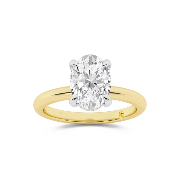 Fez Engagment Ring with the Orion Wedding Band