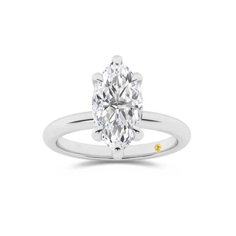 Fez Engagment Ring with the Orion Wedding Band