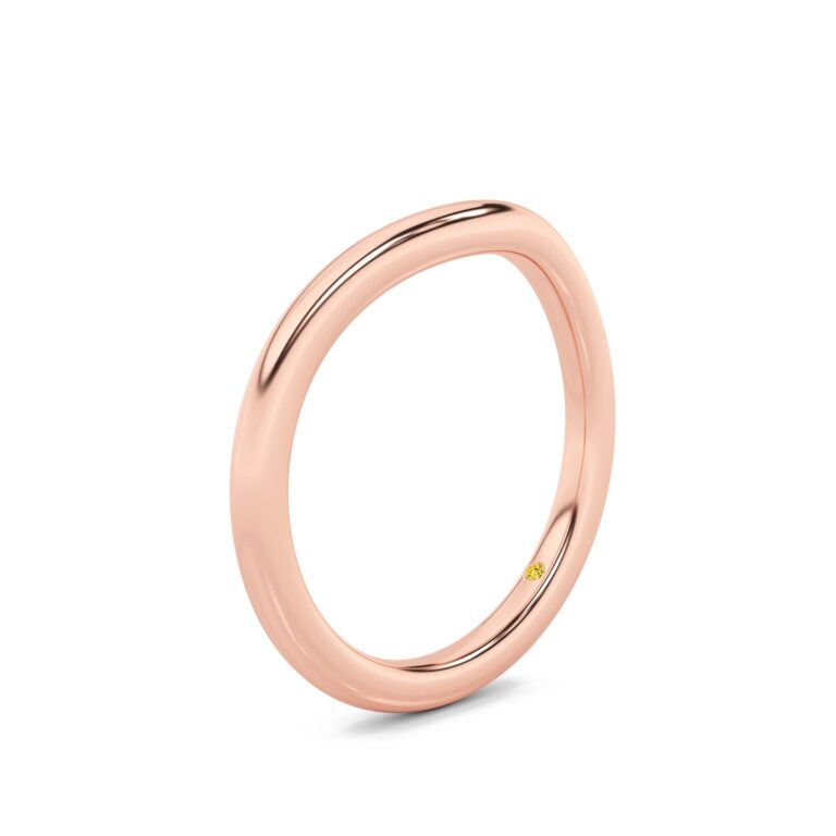 Zola Solid Gold Contour Band