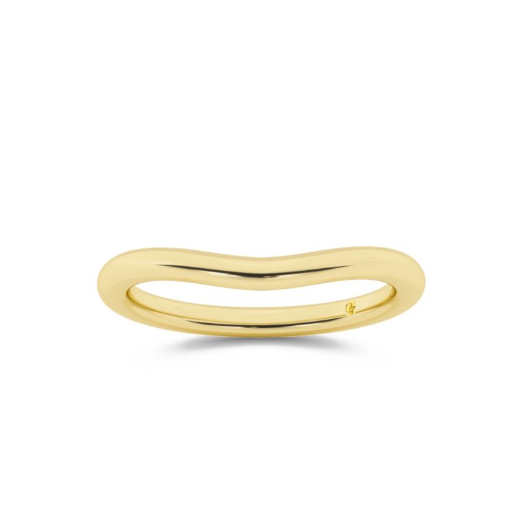 Zola Solid Gold Contour Band