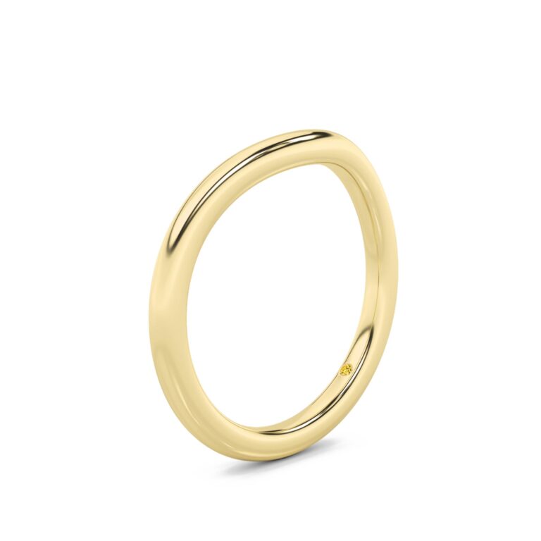 Zola Solid Gold Contour Band