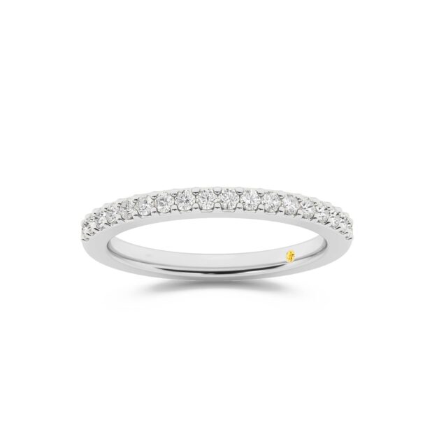 18K White Gold 3 1/3 ct. tw._1,Fez Lab Grown Marquise Diamond Engagement Ring with the Orion Wedding Band