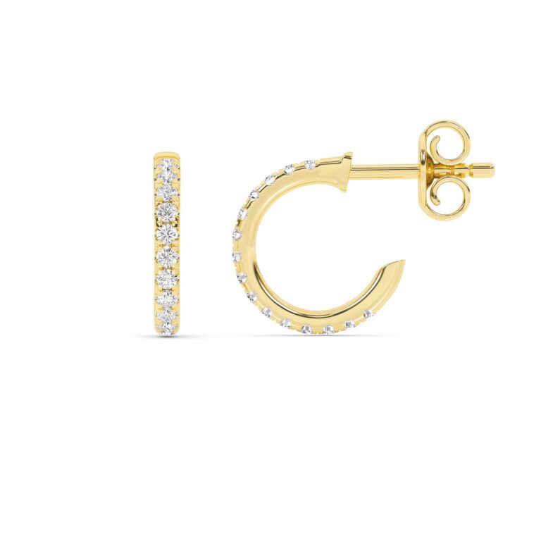 Wren Petite Lab Grown Diamond Huggie Earrings
