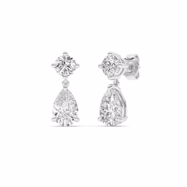 Dewdrop Lab Created Diamond Earrings