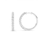 Venus Lab Created Diamond Hoop Earrings