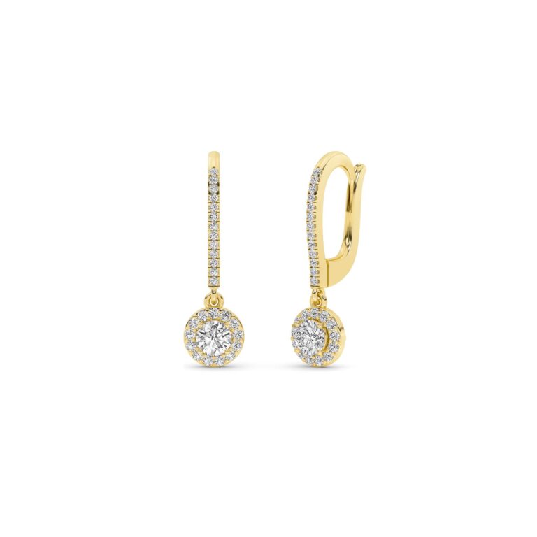 Elegance Of The Dewdrop Lab Diamond Earrings