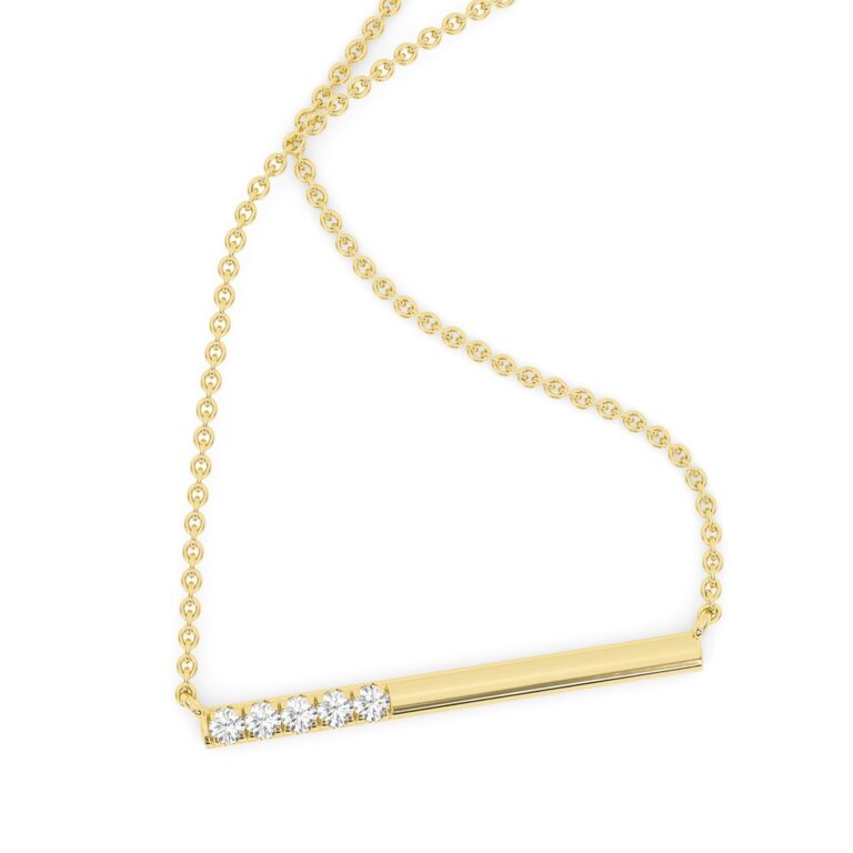 Diamond Bar Necklaces - Modern & Minimalist Styles | La Joya