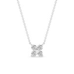Quartet Lab Diamond Necklace