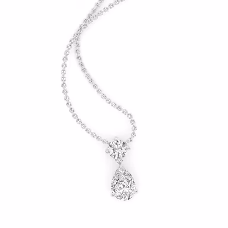 The Dewdrop Lab Diamond Necklace