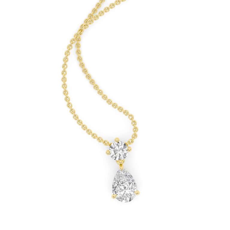 The Dewdrop Lab Diamond Necklace