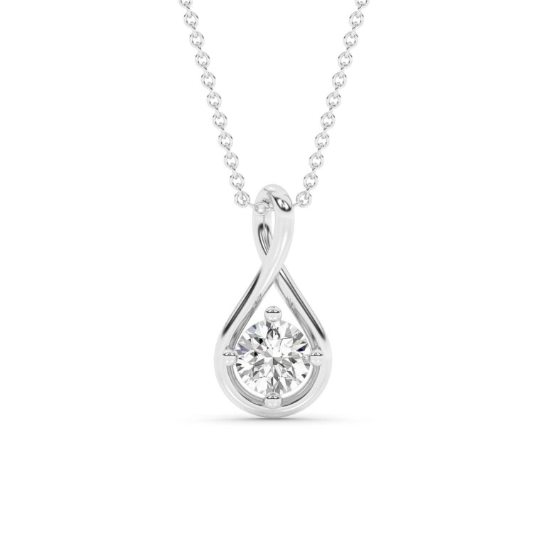The Embrace Lab Created Diamond Pendant Necklace