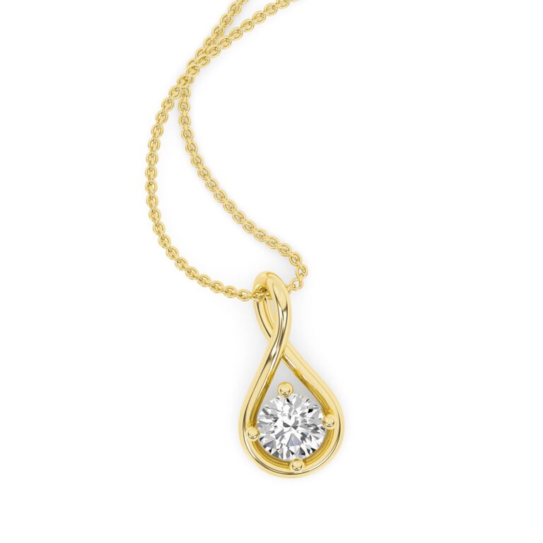 The Embrace Lab Created Diamond Pendant Necklace