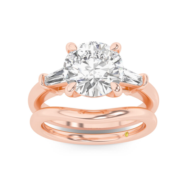 Ignite Engagment Ring with the Zola Wedding Band