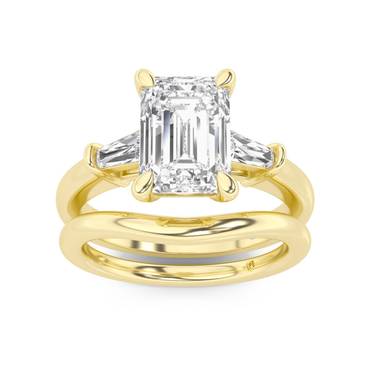 Ignite Engagment Ring with the Zola Wedding Band