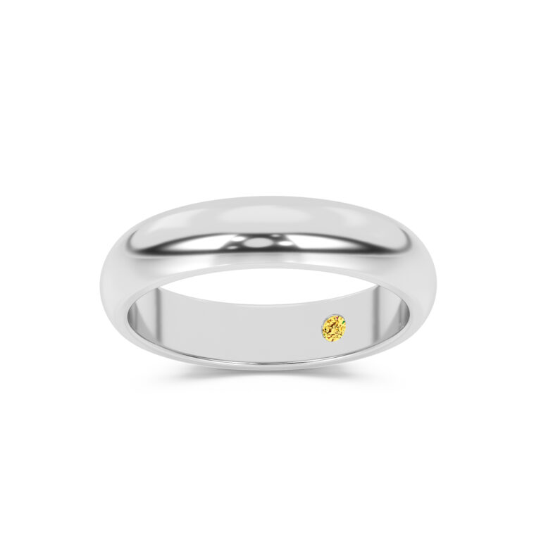 Viraj Timeless Men's Gold Wedding Band
