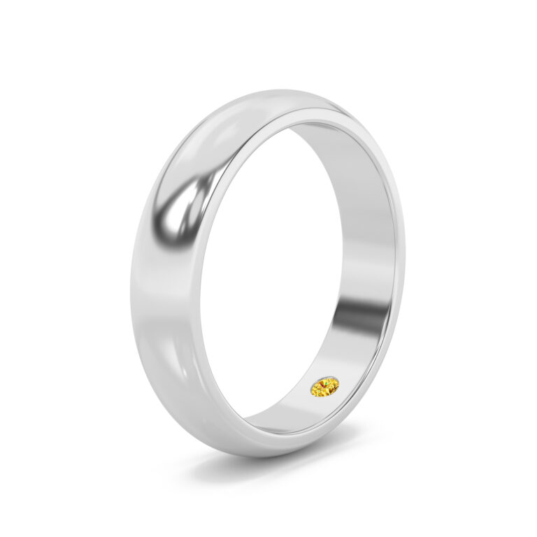 Viraj Timeless Men's Gold Wedding Band