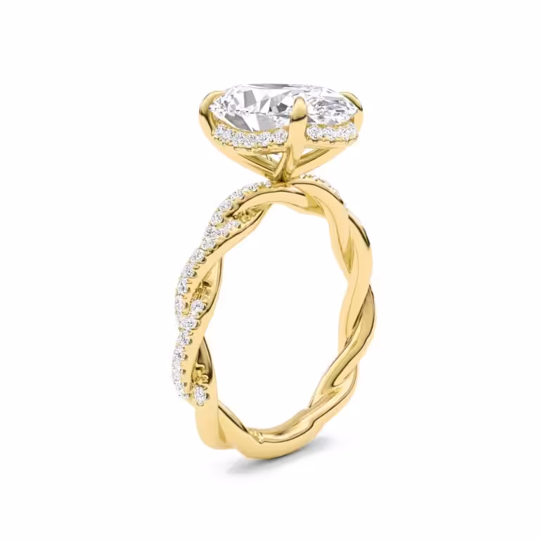 ChiraTan Lab Grown Diamond Engagement Ring