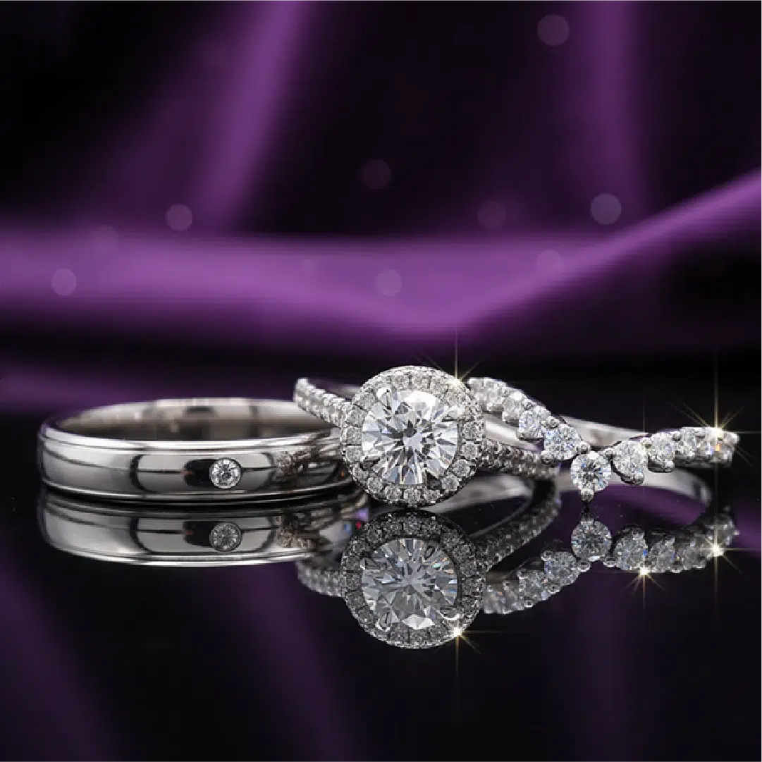 Best Wedding Bands for Hidden Halo Engagement Rings