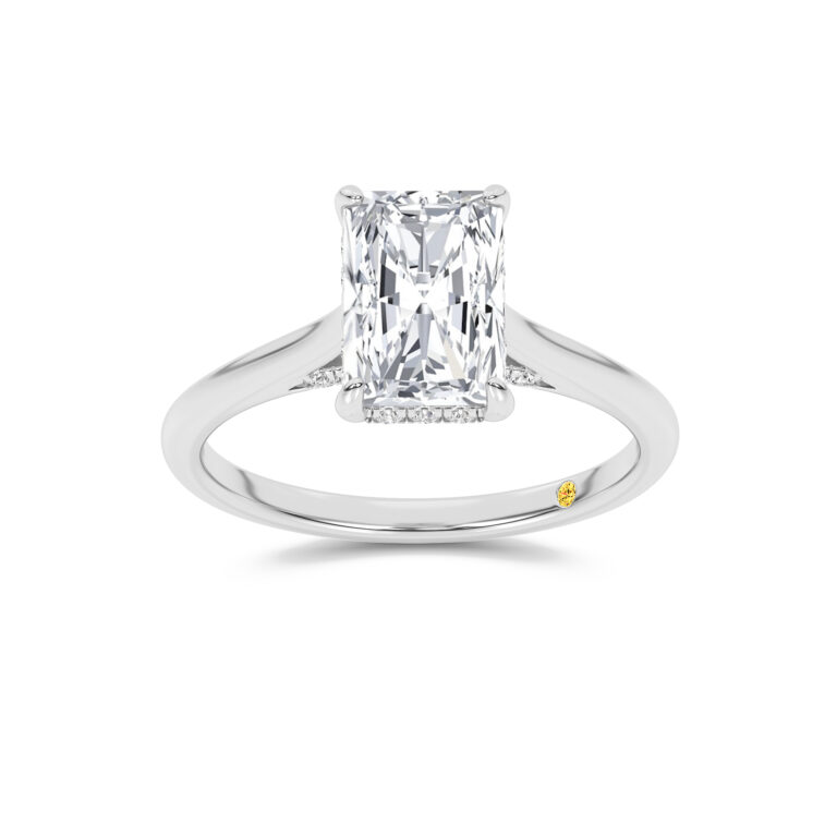 Twinkle Hidden Halo Lab Diamond Engagement Ring