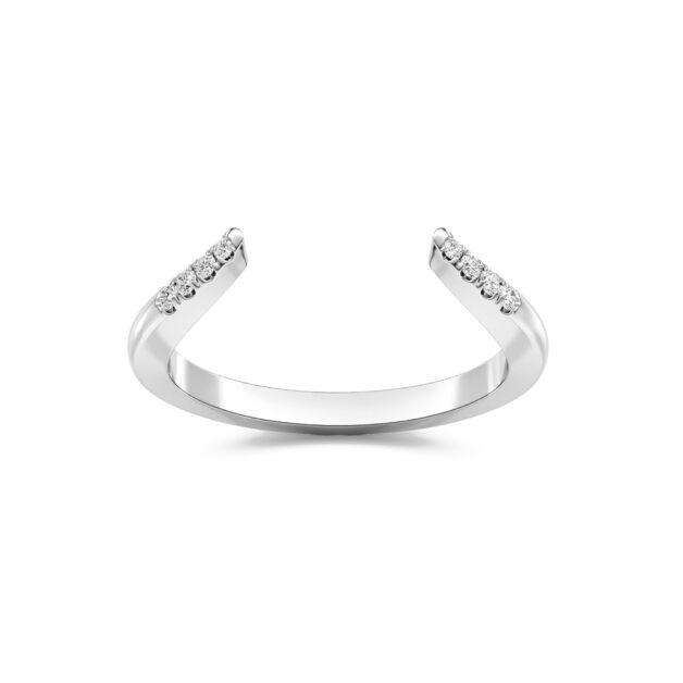 18K White Gold 4 1/20 ct. tw._1,Thalia Lab Grown Marquise Diamond Engagement Ring with the Thalia Crest Wedding Band