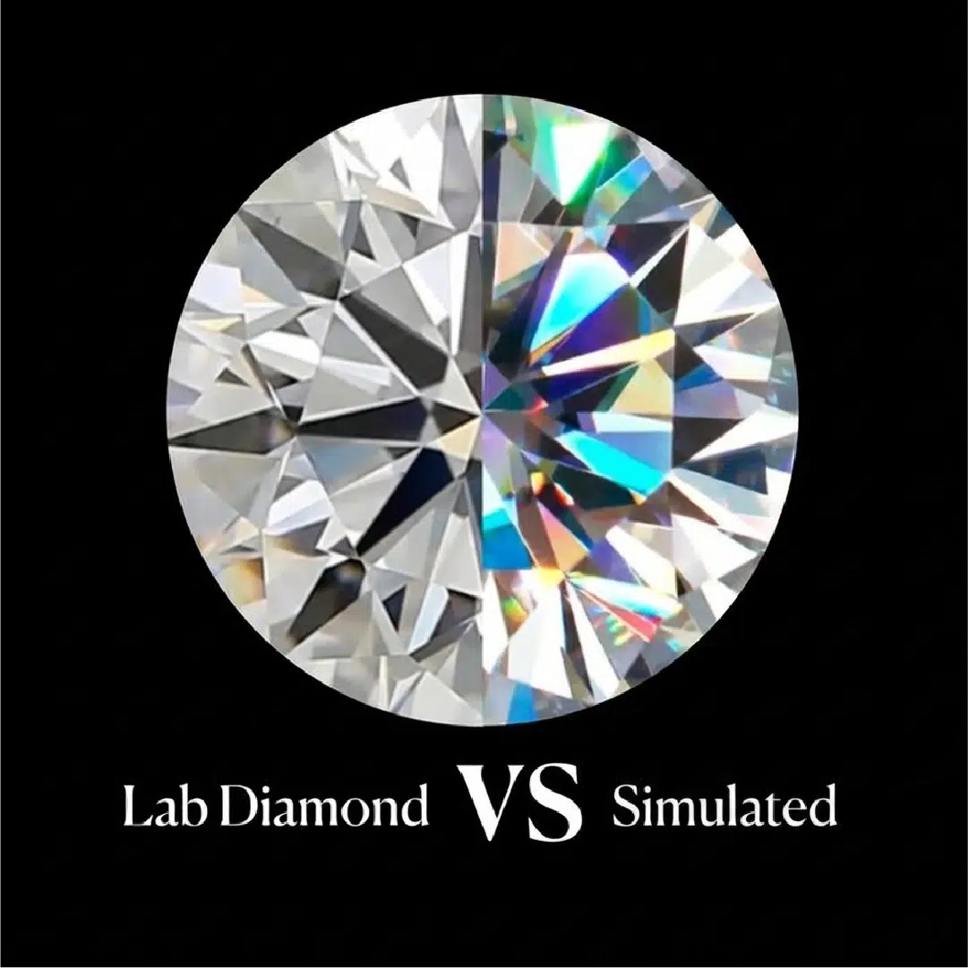 Simulated Diamond vs Lab Created: The 