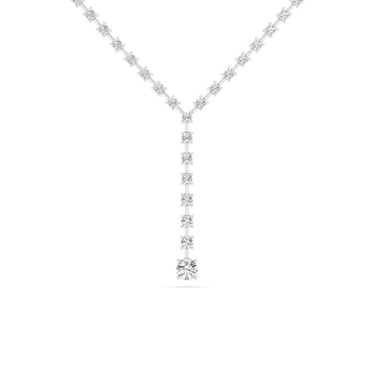 Endless Brilliance Lab Grown Diamond Lariat Neklcae