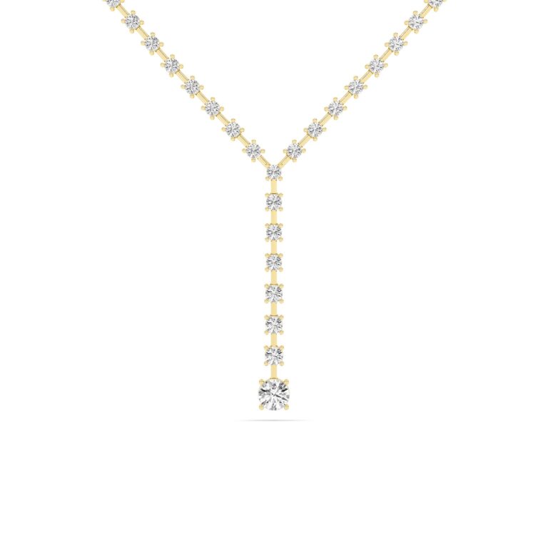 Endless Brilliance Lab Grown Diamond Lariat Neklcae