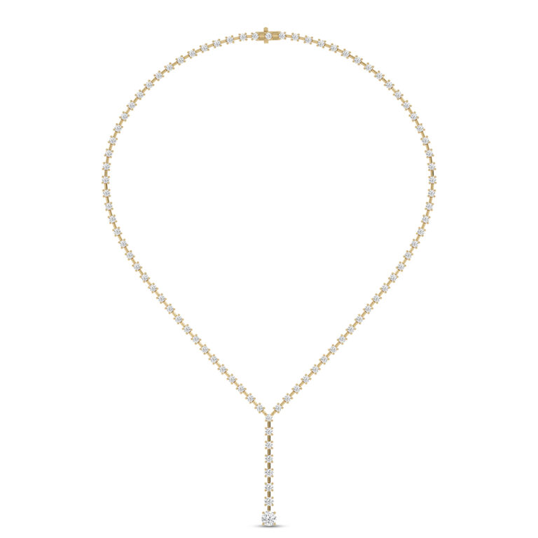 Endless Brilliance Lab Grown Diamond Lariat Neklcae