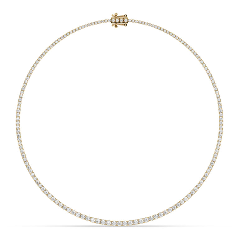 Eternal Embrace Lab Grown Diamond Tennis Necklace