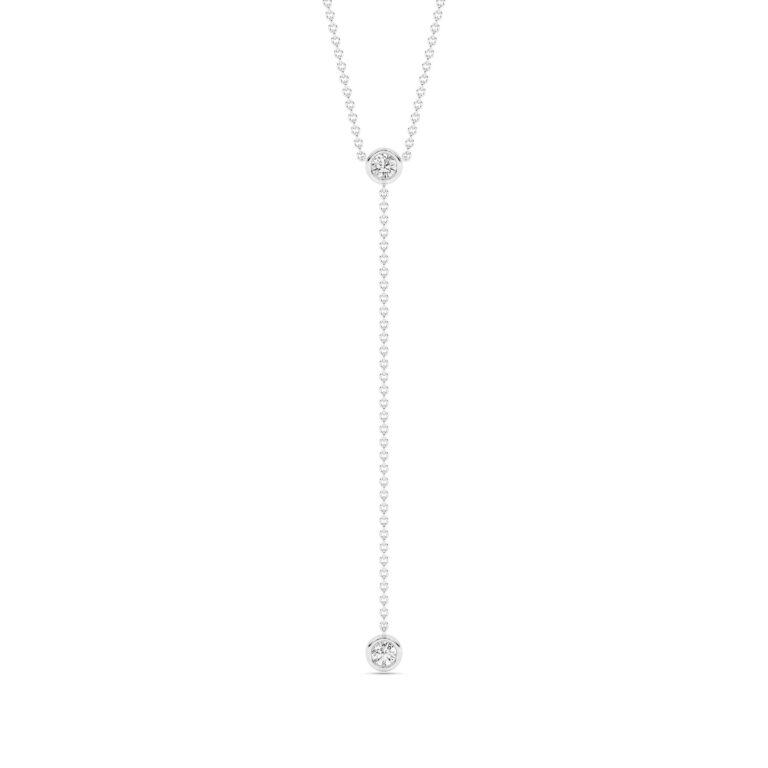 Aura Lab Grown Diamond Lariat Necklace