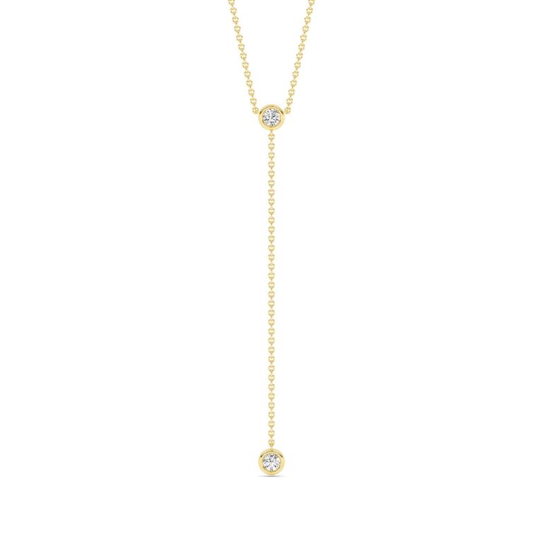Aura Lab Grown Diamond Lariat Necklace