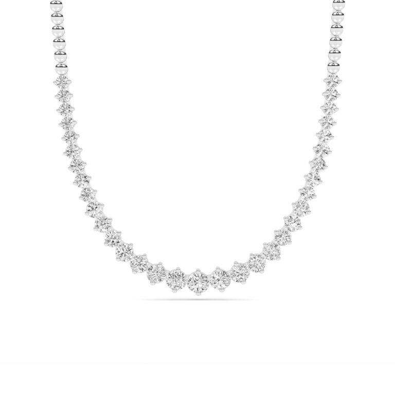 The Grace Four-Prong Lab Grown Diamond Necklace