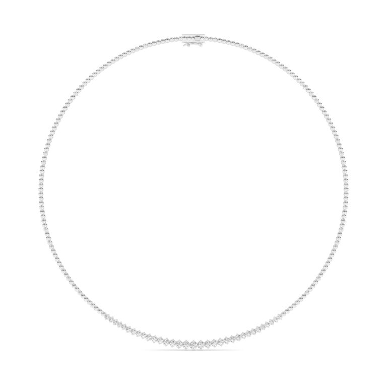 The Grace Four-Prong Lab Grown Diamond Necklace