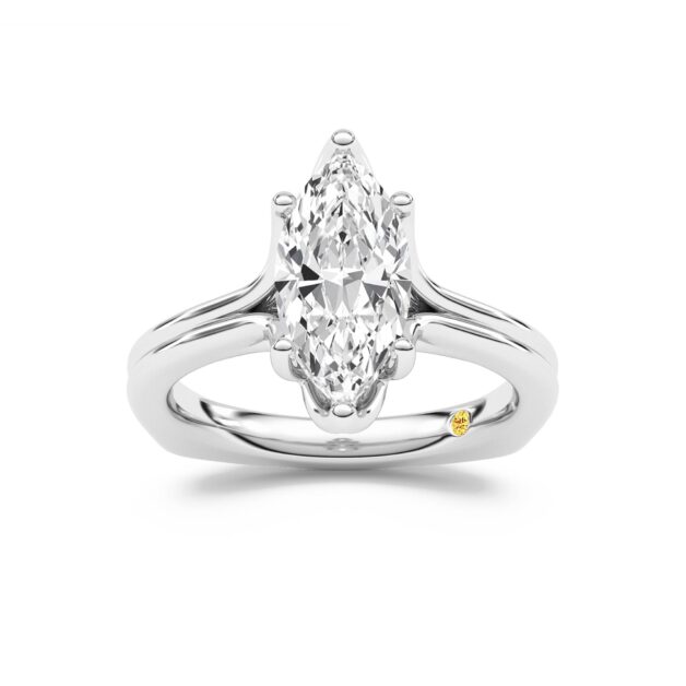Fleur Marquise Lab Grown Diamond Engagement Ring
