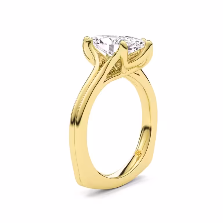 Fleur Lab Grown Diamond Engagement Ring