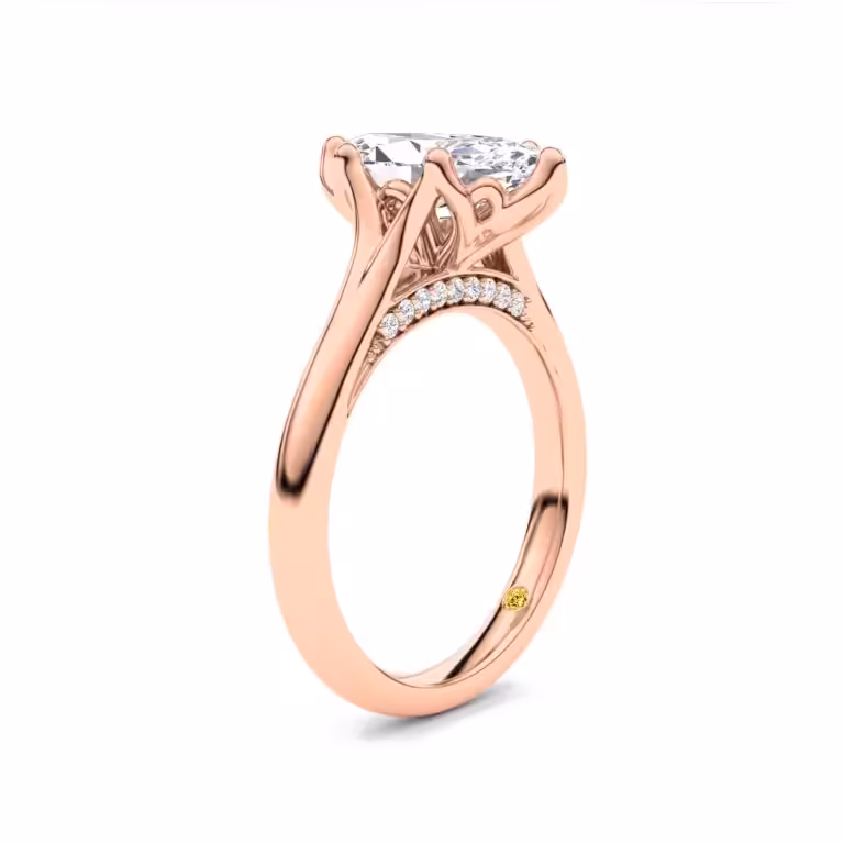 Alina Marquise Lab Grown Diamond Engagement Ring