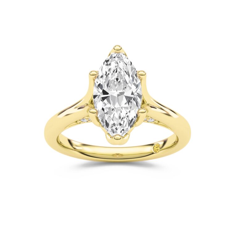Alina Marquise Lab Grown Diamond Engagement Ring