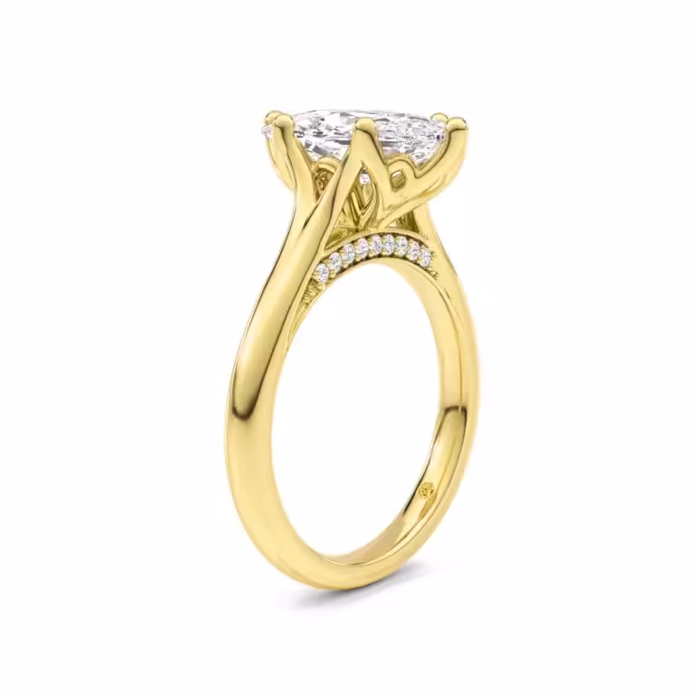 Alina Marquise Lab Grown Diamond Engagement Ring