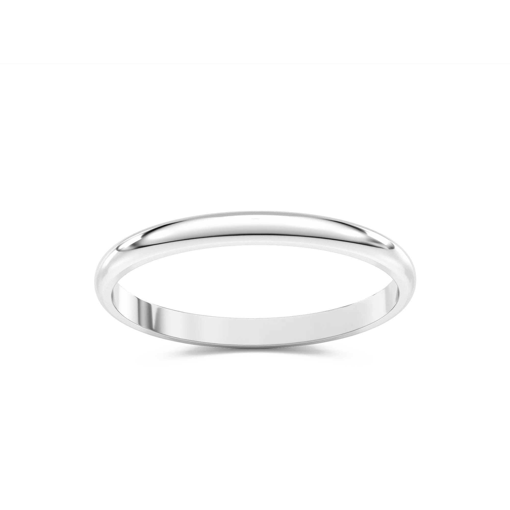 La Joya Jewelry Veda Wedding Band | 10K White Gold 3mm