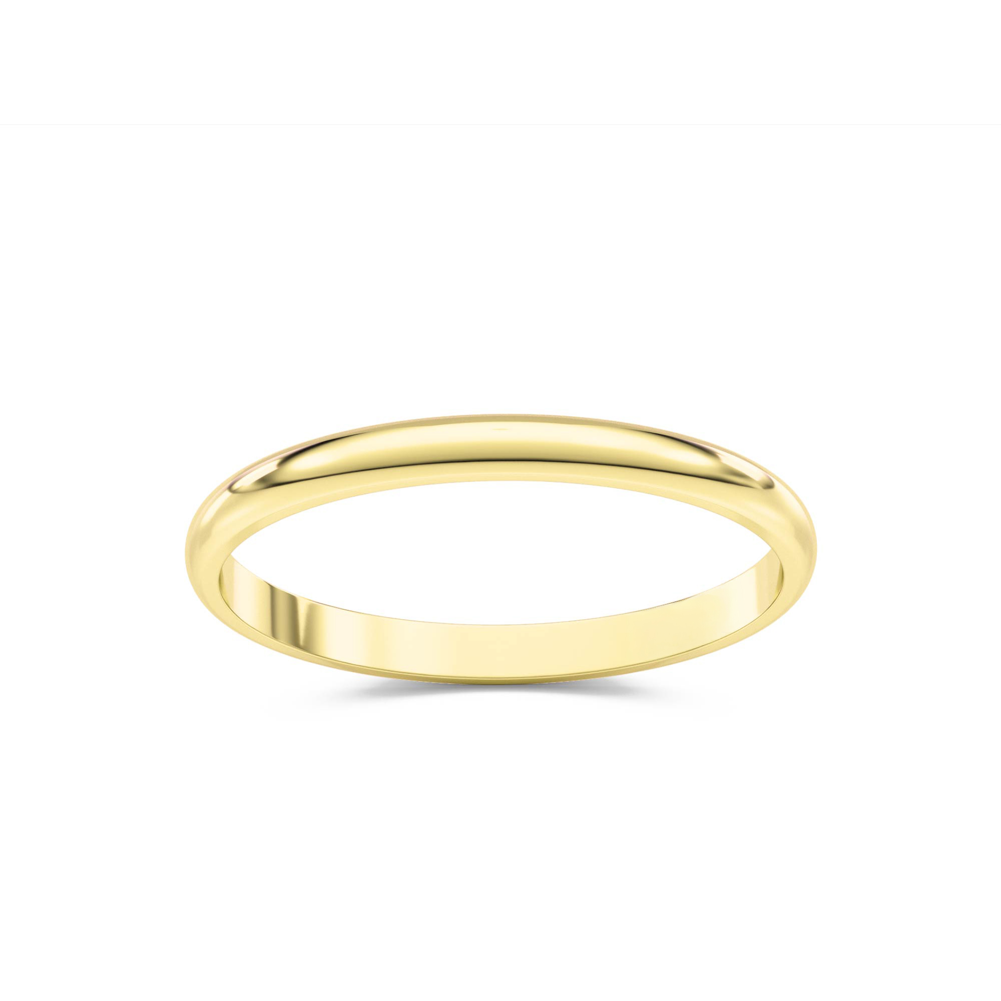 Veda Wedding Band | 18K Yellow Gold 2mm