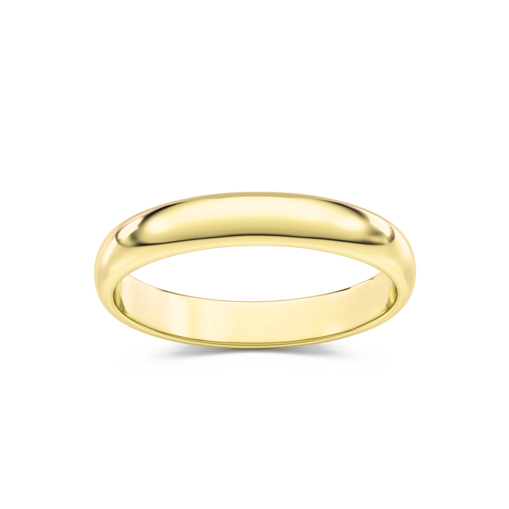 Veda Wedding Band | 18K Yellow Gold 3mm