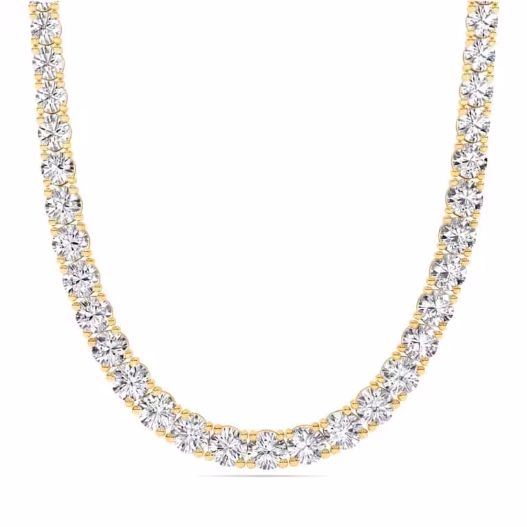 Eternal Embrace Lab Grown Diamond Tennis Necklace