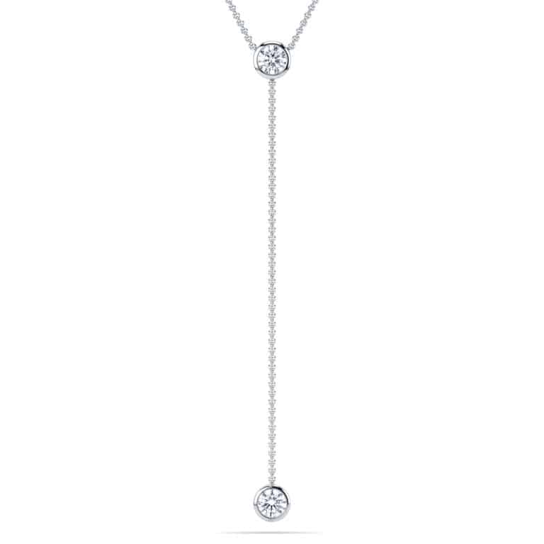 Aura Lab Grown Diamond Lariat Necklace
