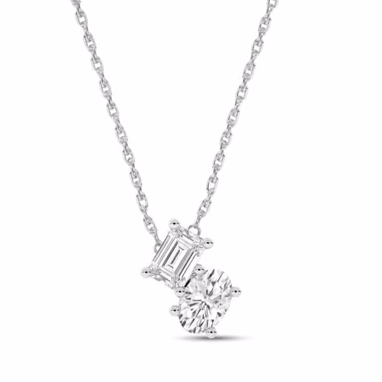 Two Entwined Souls Lab Grown Diamond Necklace